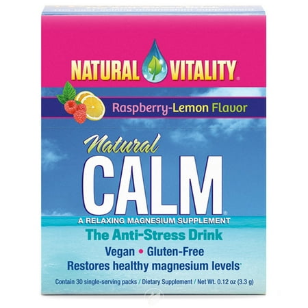 - Natural Vitality Natural Calm Packets-Raspberry Lemon 30 Pkt, Pack of 2