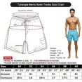 thumbnail image 6 of Tyhengta Men's Swim Trunks Swimwear Gradient Color Quick Dry Beach Shorts with Zipper Pockets and Mesh Lining, 6 of 6