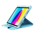 thumbnail image 6 of Dteck Case for iPad 10th Generation 10.9 inch 2022,Magnetic Leather Shockproof Rubber Rugged Case 360 Rotatable Kickstand Built-in Pencil Holder Heavy Duty Cover,Skyblue, 6 of 8