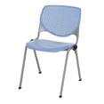thumbnail image 2 of KFI Studios KOOL Armless Stacking Chair, 400lb Capacity, Peri, 2 of 2