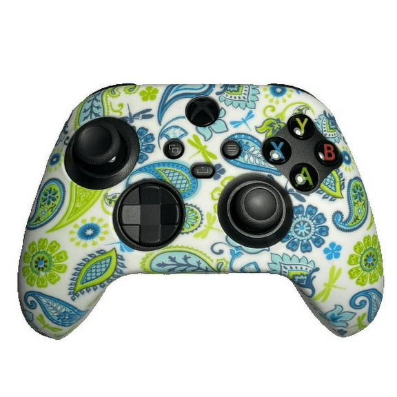 Pastel Paisley Silicone Gaming Grip For Xbox Series X S Controllers