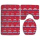 thumbnail image 1 of ABPHQTO Bandera de Costa Rica Logo Juego de alfombras de baño de 3 piezas Alfombra de baño Alfombra de contorno y tapa de inodoro ABPHQTO Cont-CHAPPLE-17021, 1 of 2