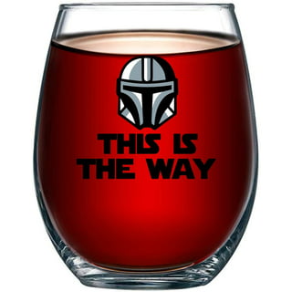 Jedi Juice Wine Glass Star Wars Wine Glass Star Wars Gift 