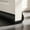 Black, variant on Under Door Draft Stopper, PVC Brush Door Bottom Seal Sweep, Draught Excluder Fits 1.3"-2.17" Thick Interior & Exterior Doors