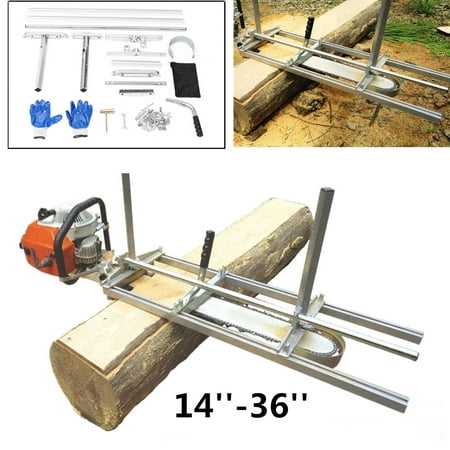 90cm Portable Chainsaw Mill Planking Milling Suits Up From 14'' - 36'' Guide (Best Bar For Chainsaw Mill)