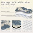 thumbnail image 2 of Waves Blue Beach Blanket Outdoor Picnic Mat Sandproof Waterproof Foldable for Camping Travel Hiking, 2 of 6