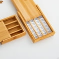 thumbnail image 1 of pitrice Palette en Bois Boîte Fournitures d'Art Palette de Rouges à Lèvres Vide pour Enfants Étudiants 36 Compartiments Coulissants, 1 of 9