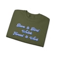 thumbnail image 3 of Bird Watching Sweatshirt Gifts Crew Neck Shirt Long Sleeve Unisex, 3 of 7