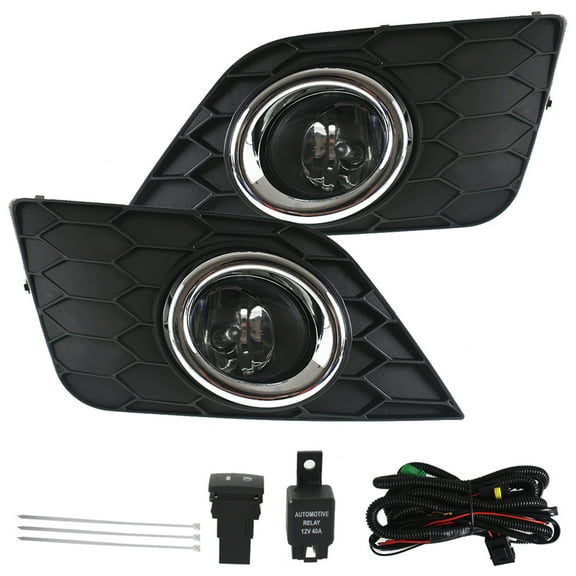 SEBLAFF Pair Bumper Fog Lights Wiring Switch Kit For 2016 2017 2018 2019 Nissan Sentra