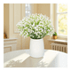 thumbnail image 3 of 100pz Flores Gypsophila Artificiales Para Ramo De Decoración Malubero Blanca, 3 of 4