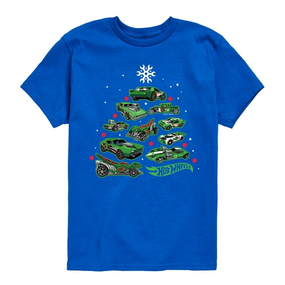Hot Wheels - Car Tree - Toddler & Youth Short Sleeve Graphic T-Shirt
