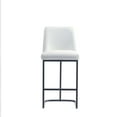 thumbnail image 6 of Manhattan Comfort Serena Counter Stool with Metal Base in White, 6 of 9