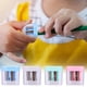 thumbnail image 1 of Sacapuntas Txmfgh de doble agujero con tapa: sacapuntas manual ovalado, colorido y portátil para niños, ideal para material escolar y de oficina (1 sacapuntas), 1 of 8