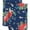 Winter Berry, variant on Mahogany Flour Sack Kitchen Towels, Set of 2, 20 x 30 inches Turkeys