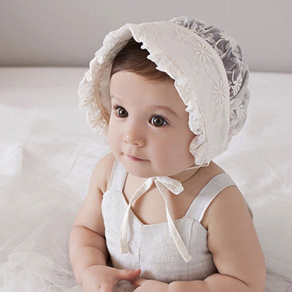 Accessories Cotton Beanie Baby Girl Baby Bonnet Lace Hats Princess Cap Baby Hat 