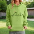 thumbnail image 2 of CONZONE Hoodies for Women Cartoon Cat Graphic Womens Pullover Hoodies Long Sleeve Hooded Sweatshirts Casual 2025 Fall Winter Clothes, 2 of 4