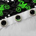 thumbnail image 4 of Feelyou Modern Motorcycle Print Black Out Curtains for Kid, Est Sleep Sports Curtains Pack of 2 (42x63 Each), Cartoon Stars Print Bedroom Curtains, Black Out Curtains Decor, 4 of 6