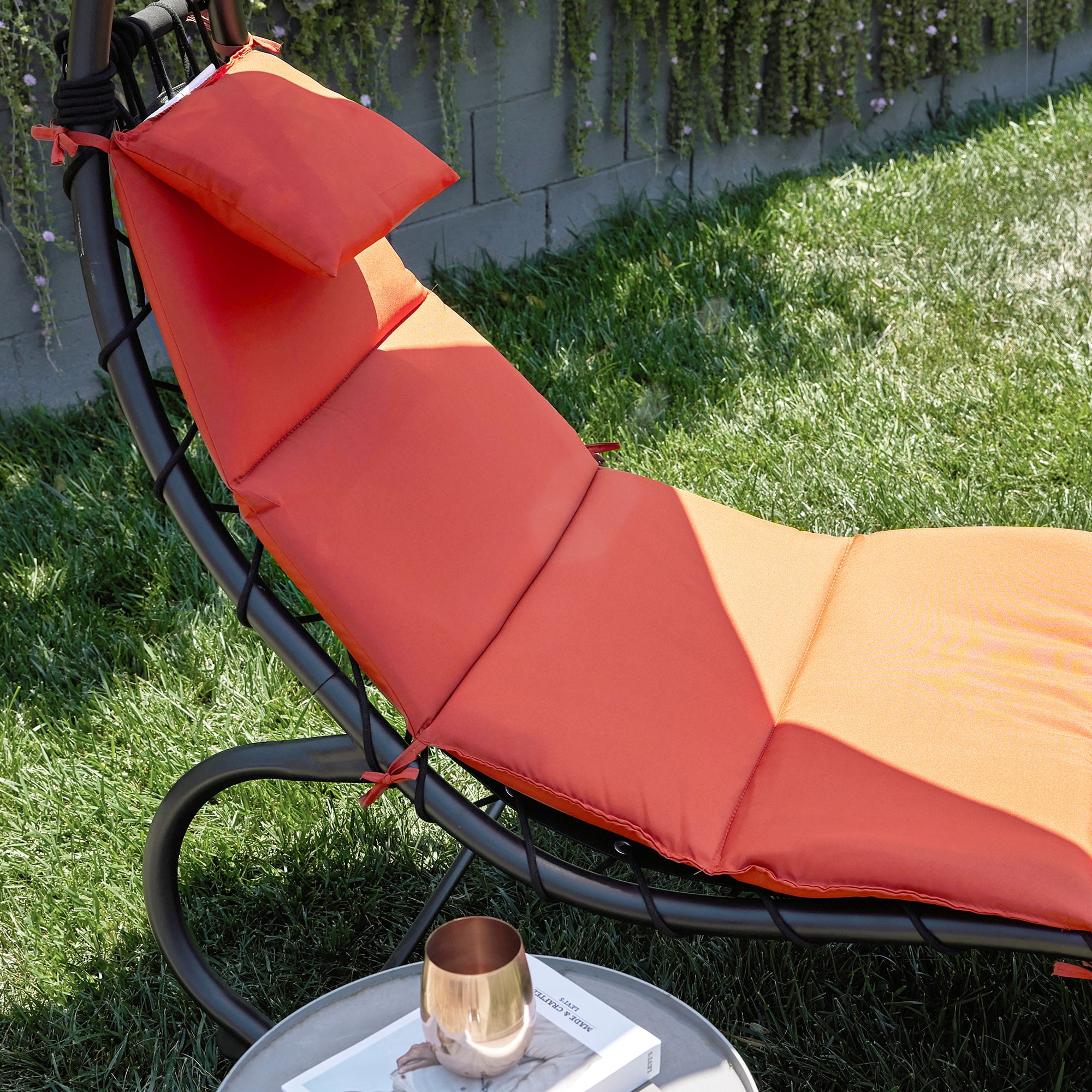 Belleze hanging chaise lounger cheap chair swing hammock chair