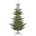 thumbnail image 1 of Vickerman 5" Alberta Spruce Artificial Christmas Tree with 200 Warm White LED Lights, 1 of 2