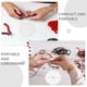 thumbnail image 4 of 6 contenedores de plástico transparente para guardar cuentas, 6 rejillas, organizador de joyas, piezas pequeñas, manualidades, suministros de arte, pendientes, 4 of 7