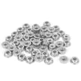 thumbnail image 1 of a16062700ux0745 Brida de tuercas 3/16 "-24 304 inoxidable acero dentadas Hex Brida Tornillo de fijación tuercas 50 pcs, 1 of 7