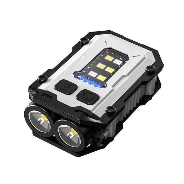 SGACAI Linterna LED portátil Mini llavero magnético Linterna recargable GXM