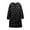 Black, variant on Lovskoo Womens Winter Coats Quilted Jacket Warm Pocket Long Sleeve Parkas Outerwear Cotton Padded Outerwear Black