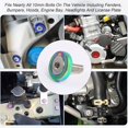 thumbnail image 3 of Jdmspeed 20 Piezas Neo Chrome Cnc Billet Aluminio Guardabarros Lavadora Motor Bay Dress Up Kit, 3 of 5