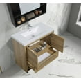 thumbnail image 3 of Alma Allier 36 inch Natual Oak Finish Vanity With White Sink, 3 of 6