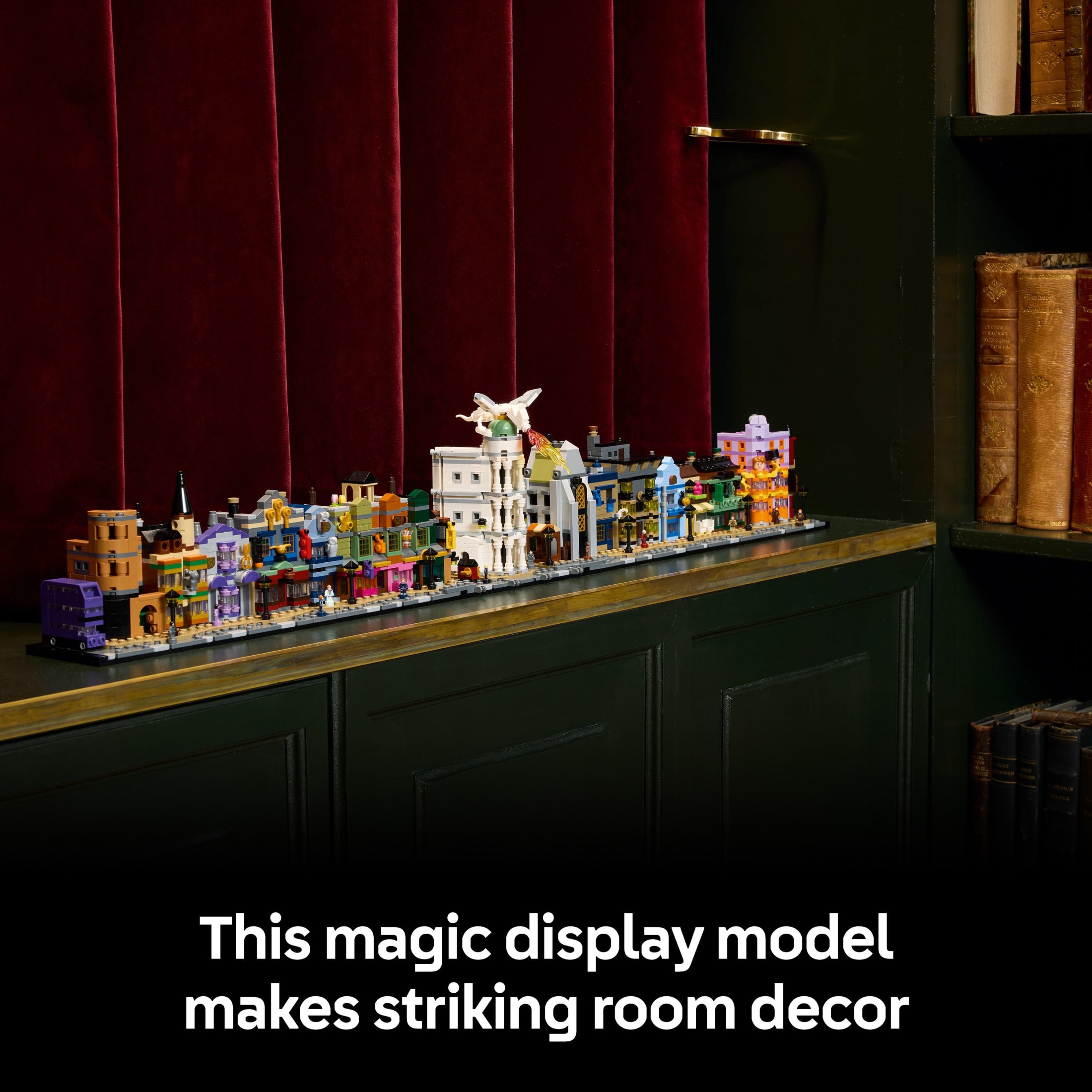 LEGO Harry Potter Callejón Diagon Tiendas de Magia Set de Construcción para Adultos - Kit Coleccionable para Fans de Harry Potter con 12 Microfiguras - Idea de Regalo para Hombres, Mujeres, Fans - 76444 7