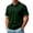 Dark Green, variant on Yifymode Polo Shirts for Men Dry Fit Golf Polos Pleated Short Sleeve Button Up Shirt Plus Size Summer Cotton Athletic Tshirts,Wine S
