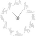 thumbnail image 1 of Adult Fun Series 3 Modern Acrylic Clock Kit for Wall Design,3D Frameless Wall Clock with Mirror Stickers for Living Room Decoration-S-37, 1 of 1