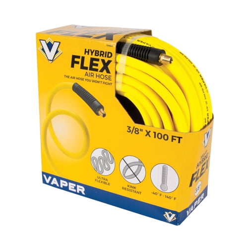 TITAN 3/8" X 100' HYBRID AIR HOSE - 1/4