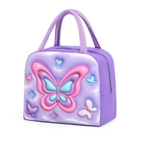 chaungfeng Cute Food Bag, Insulated Lunch Pouch, Portable Thermal Container with Foil Lining for Freshness, for Travel, Outdoors, Work