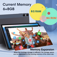 thumbnail image 4 of 2024 Newest 10.95 inch 2K Tablet with Case Android 13 2000x1200 FHD IPS Display Tablets PC, Octa Core, 14GB RAM(6+8G)+128GB ROM(1TB TF), 5+13MP Camera, 7000mAh Battery, Surpport WiFi, GPS, 4 of 10