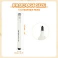 thumbnail image 2 of Uxcell Acrylic Paint Marker Pens, Acrylic Paint Pens Waterproof Paint Art Marker Pen Water Based Paint Pen, for DIY Craft Black, 2 of 7