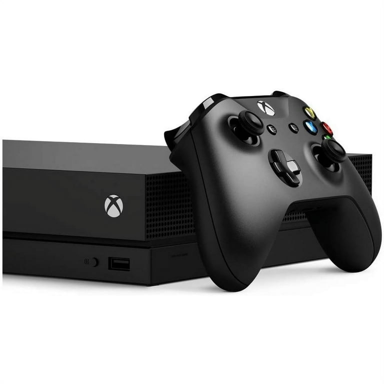 Restored Microsoft Xbox One X 1TB Console,Black (Refurbished