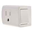 thumbnail image 2 of Switch Tap Leviton 1470 W, 15 A, 125 V AC, 3 hilos con conexión a tierra, blanco, 2 of 3