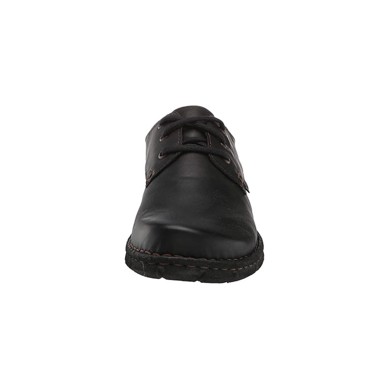 Born Mens Soledad Leather Lace-Up Oxfords Black 10.5 Medium  display picture 2