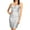 Silvery, variant on Women's Sparkle Sequin Sweetheart Neckline Party Dress- XX Large ,Silvery