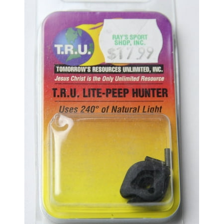 TRU Ball T.R.U. Lite Peep Hunter - Tool-Less Peep Sight for Compound Bow Archery New