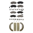 thumbnail image 1 of Transit Auto Front Rear Ceramic Brake Pads and Parking Shoes Kit for Car 2014-2020 Ram ProMaster 2500 3500 1500 with Solid Rotor KCN-100805, 1 of 11