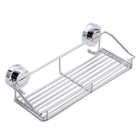 over The Stove Grill Rack Stainless Steel Kitchen Bathroom Shower Shelf Storage Suction Basket Caddy Rack Towel Drying Rack
