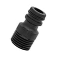 thumbnail image 4 of Allume 10Pcs 1/2" BSP Threaded Tap Adaptor Garden Water Hose Quick Pipe Connector Fitting Black, 4 of 12