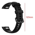 thumbnail image 4 of 2X Correa de Reloj Deportivo para 4 Banda de Reloj Bandas de Repuesto de Silicona Suave Correa para 5 Correa Negro, 4 of 5