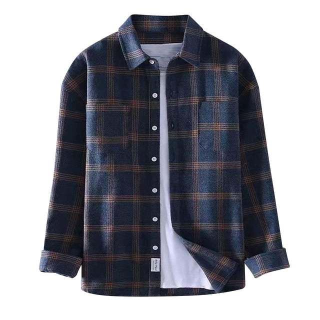 RKSTN Jackets for Men Fall Fashion Solid Color Design Button Pocket Long Sleeved Hooded Casual Jacket Mens Coats