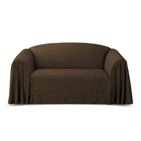 Cotton Loveseat - Belle Maison USA, LTD. Brianna Jacquard Loveseat Slipcover
