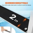 thumbnail image 6 of Dock Ladder, Flip-Up 3 Steps, 350 lbs Capacity, Aluminum Alloy Pontoon Boat Ladder with 2'' Wide Non-Slip Steps, Easy Install for Marine/Pool/Lake Boarding, 6 of 11