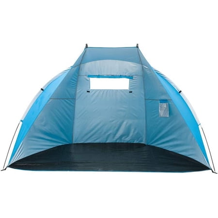 Extra Large Outdoor Portable EasyUp Beach Cabana Tent Sun Shelter Sunshade, Blue