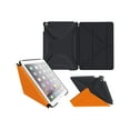 thumbnail image 2 of RooCase Origami 3D Slim Shell Folio - Flip cover for tablet - polyurethane, polycarbonate - orange, granite black, 2 of 3